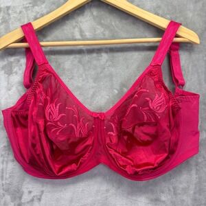 Elomi Underwire Full Coverage Bra Raspberry Pink 34K EL8030RAY 34 K